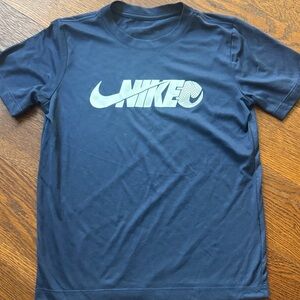 Nike DRI-Fit kids Navy Tee
